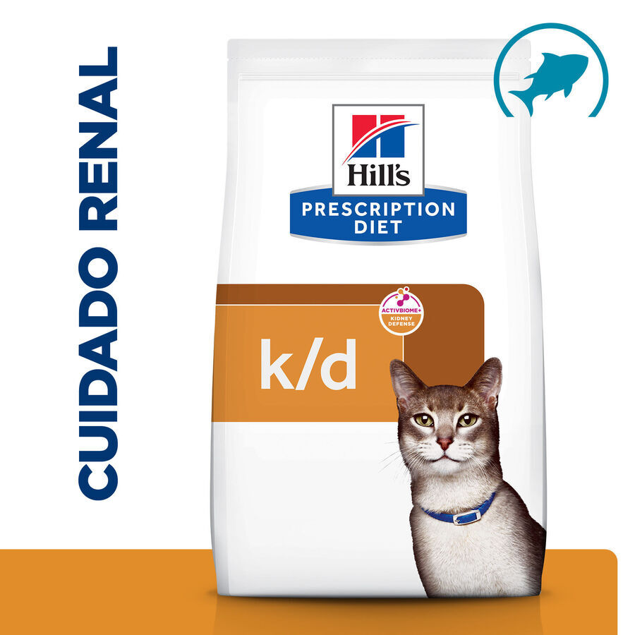 3 kg Hill's Prescription Diet kidney Care k/d Ra&ccedil;&atilde;o de atum para gato, , large Imagem n&uacute;mero 2